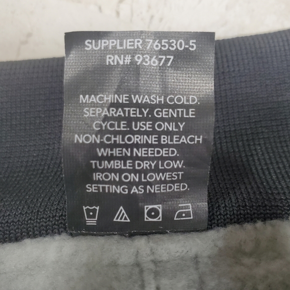 MSX by Michael Stahan reversible jacket men's size Small gray zip pockets fleece - Picture 7 of 14